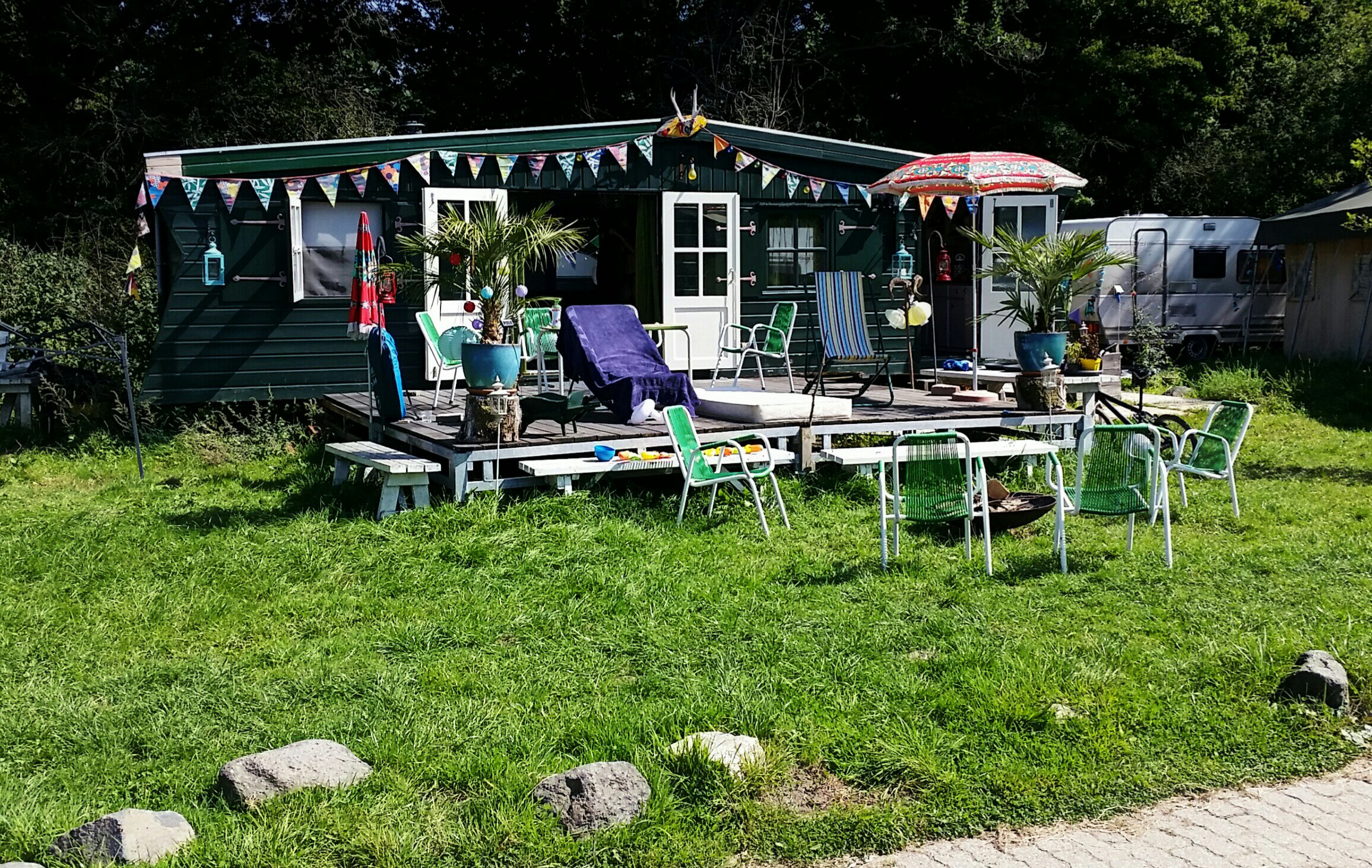 Camping De Lievelinge Schattig campinghuisje