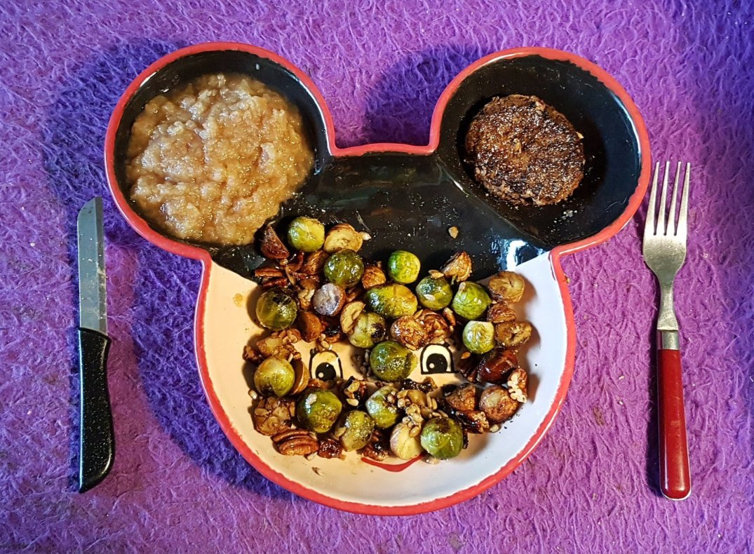 Sprouts with chestnuts