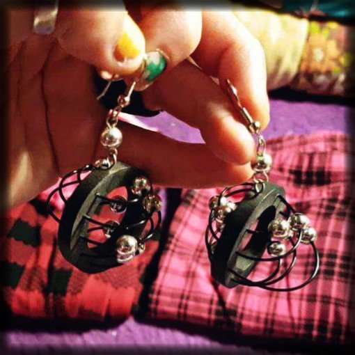 Jaren tachtig oorbellen 