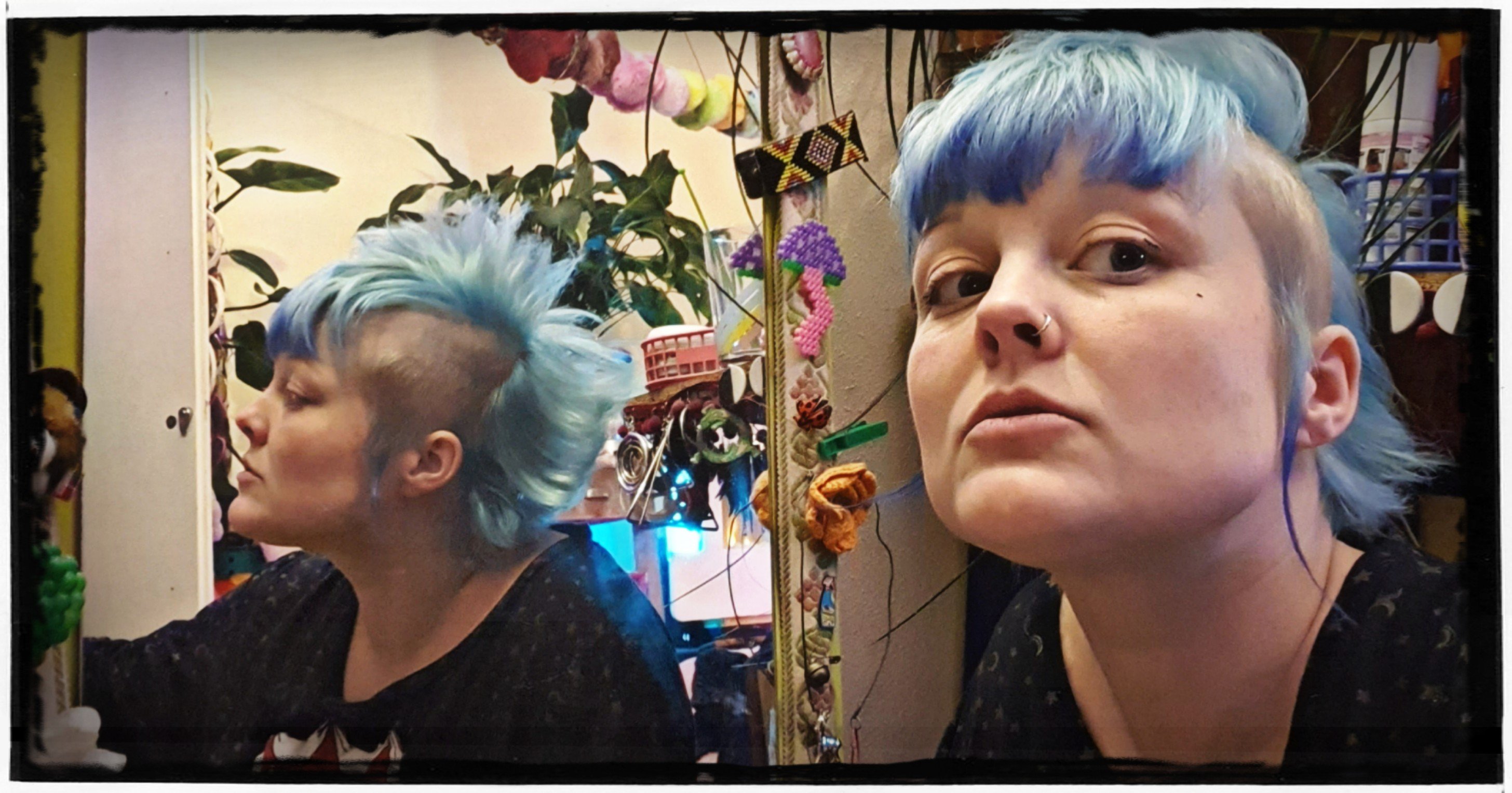 Blue Mohawk